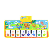 Tappeti per bambini con pianoforte e batteria tappeti per bambini tappeto musicale per suonare giocattoli per l'apprendimento musicale.