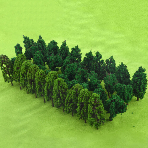 40 Stück Baum Modell DIY Sandtisch Landschaftsmodellierungs-Material 2