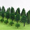 40 Stück Baum Modell DIY Sandtisch Landschaftsmodellierungs-Material 6