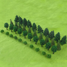 40 Stück Baum Modell DIY Sandtisch Landschaftsmodellierungs-Material