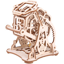 3D Gioco di Puzzle con Dadi di wood Fortunati Modello di Trasmissione Meccanica Fai-da-Te Giocattoli di Assemblaggio Regalo Creativo