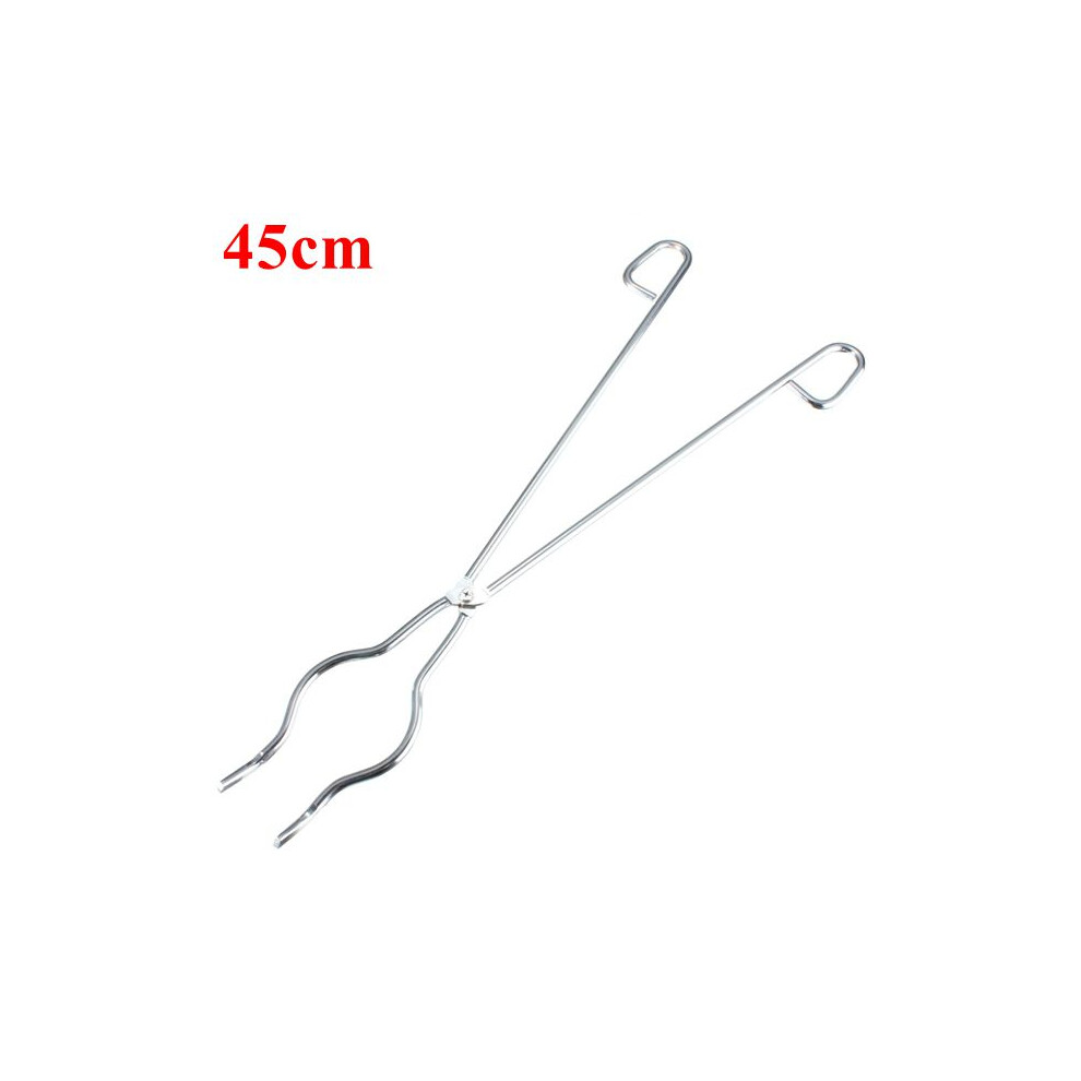 45Cm Stainless Steel Crucible Tong Clamp Graphite Melting Furnace Pliers Holder 300742233170