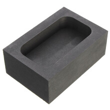 5 OZ Crogiolo in Grafite Combinato per Lingotti per Fusione e Colata di Argento e Oro