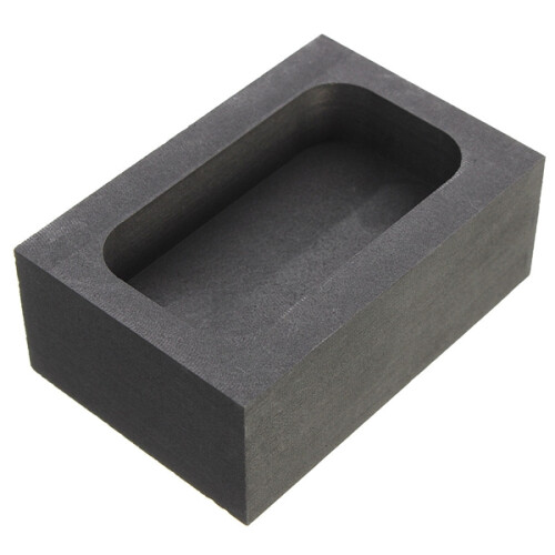 5 OZ Crogiolo in Grafite Combinato per Lingotti per Fusione e Colata di Argento e Oro