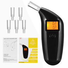 Adem Alcohol Tester LCD Display Hooggevoelige Detector Ademtest Tester