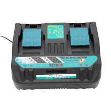 Snelle Dual Battery Charger + USB Poort Vervanging Voor MAKITA DC18RD 14.4 - 18V 4A
