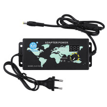 Adattatore AC/DC 3-24V 5A 120W con tensione regolabile e alimentatore a commutazione con display digitale