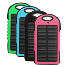 Sistema portable da 4000mAh alimentato a energia solare scatola di ricarica USB LED per campeggio all'aperto