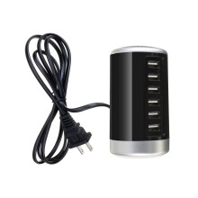 30W 6 - poorts USB - oplader Draagbare Reis 6 - poorts Desktop Telefoon Tablet Oplader Oplaadstation