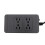 2500W Power Strip Socket 4 AC Outlets 4 USB Ports Charger Smart Power Switch Socket US 2