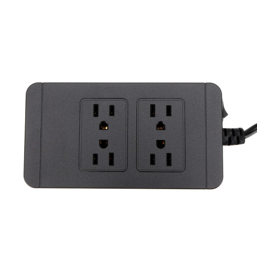 2500W Power Strip Socket 4 AC Outlets 4 USB Ports Charger Smart Power Switch Socket US 1
