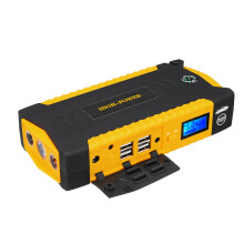 82800MAh 12V LCD 4 USB Avviatore di emergenza per auto charger Batteria Power Bank Luce LED