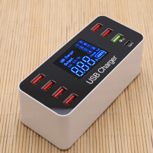 40W QC Slimme Desktop Snellader Station Oplader 7 USB Poort Oplader US/AU/UK/EU Stekker