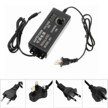 Excellway 3 - 12V 5A 60W AC/DC Adapter Schakelende Voedingsadapter Gereguleerde Voedingsadapter Display