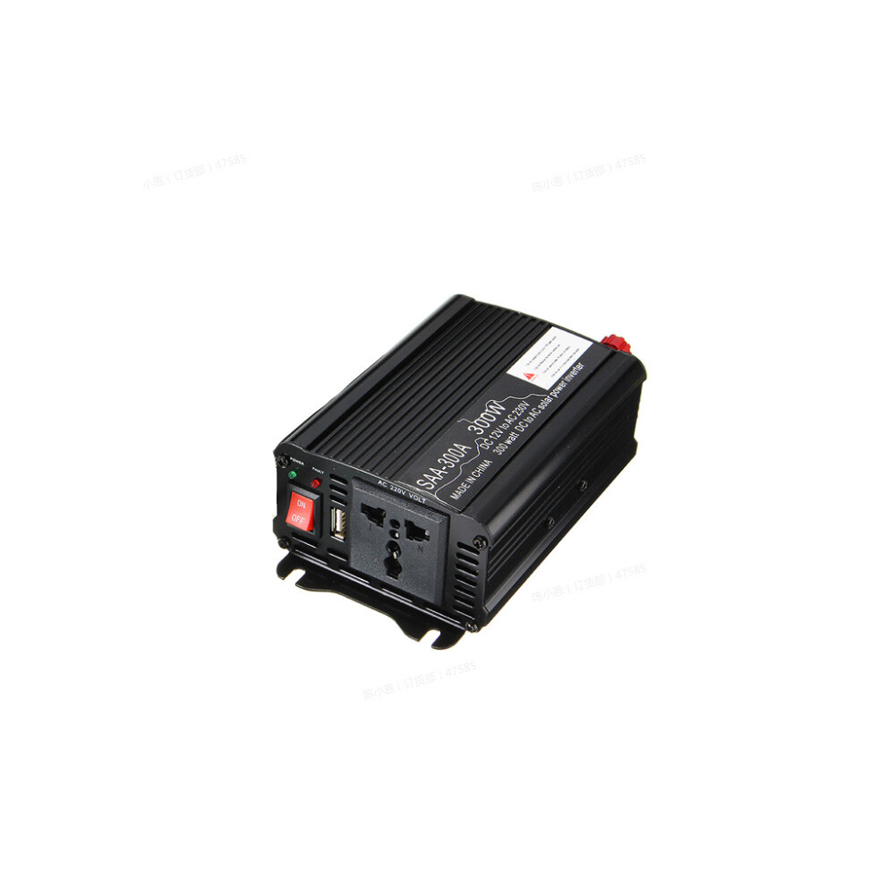 Solar Power Inverter Modified Sine Wave Converter 300W Peak 12V Dc To 220V Ac 615200854973
