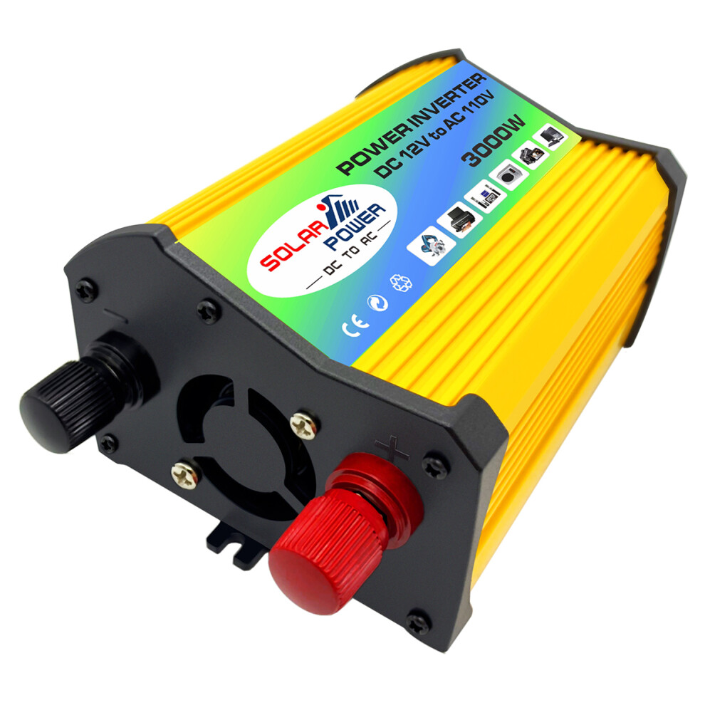 3000W Ac 110V Car Converter Solar Power Inverters For Solar Inverter Home Appliances Usb Charger Converter 3796737027621