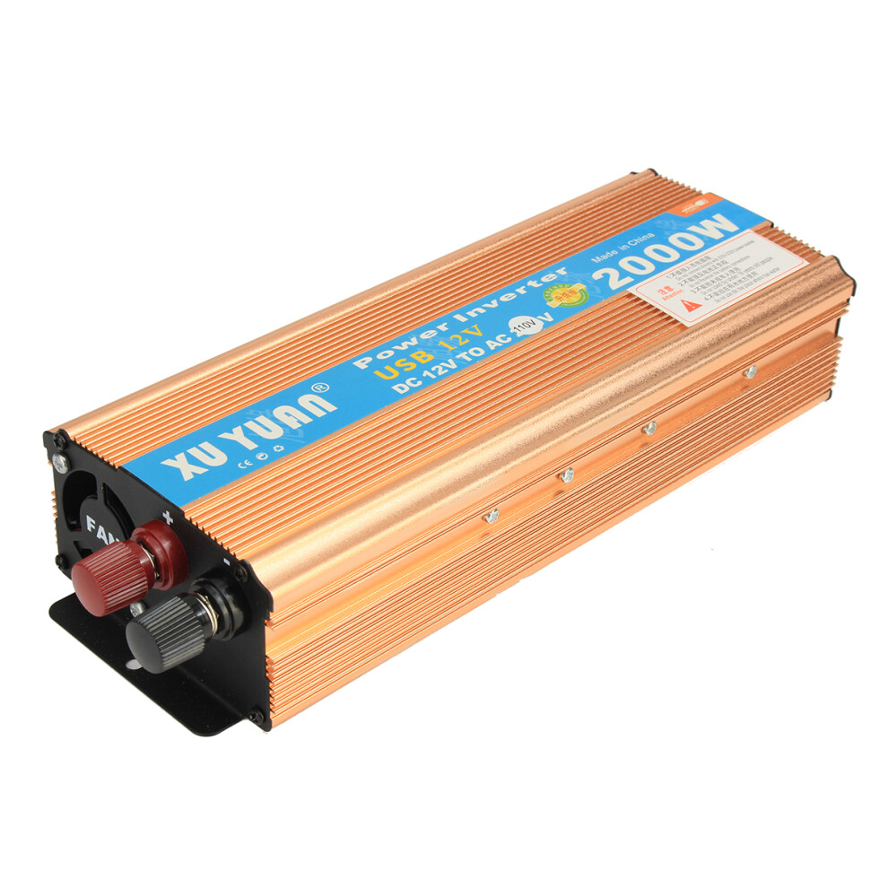 500W/1200W/2000W Modified Sine Wave Power Inverter Dc 12V To Ac 110V Car Converter 6000024657475