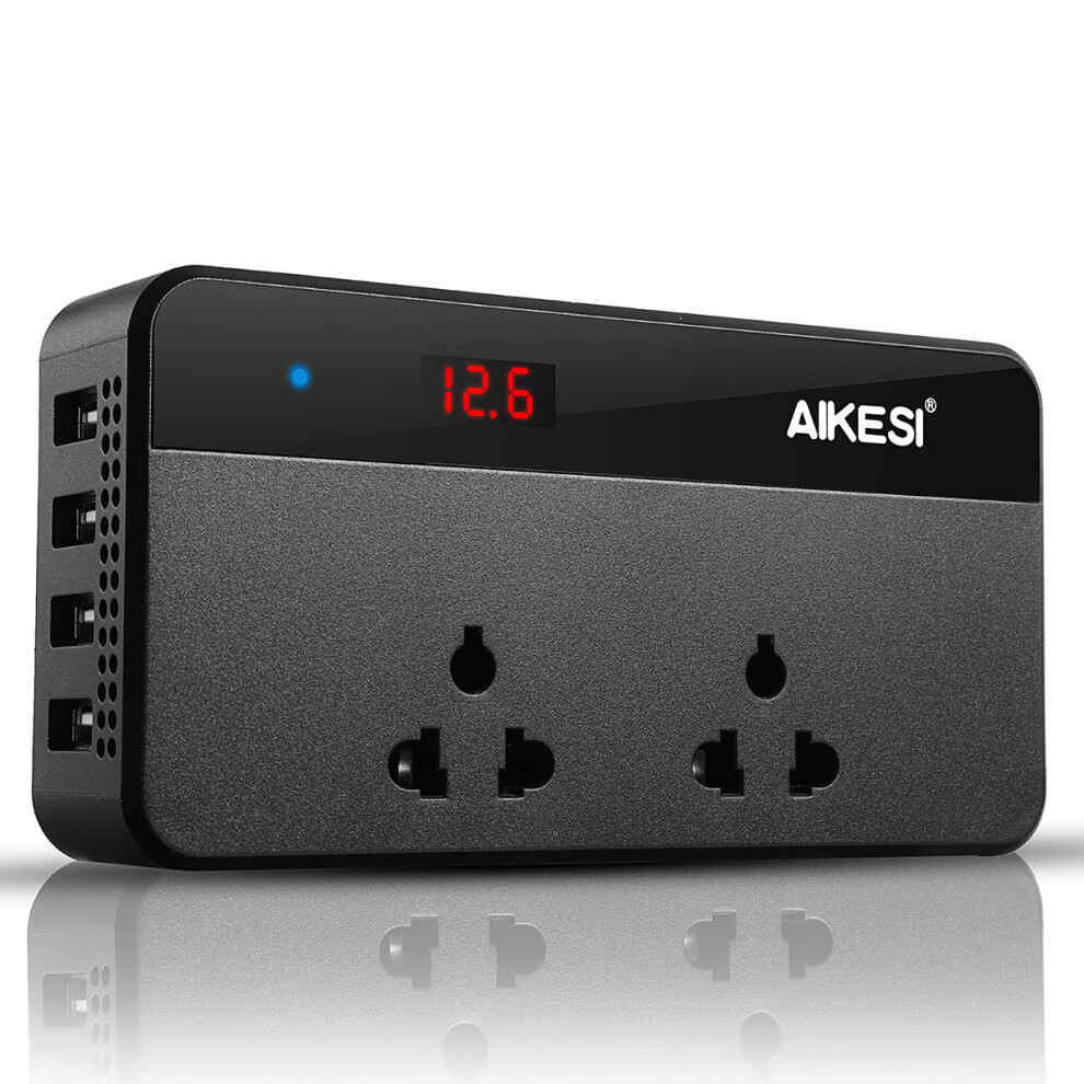 200W Power Inverter Dc 12V To 220V Ac Dc Adapter 4 Usb Ports Charger Adapter Plug Converter 192408712651