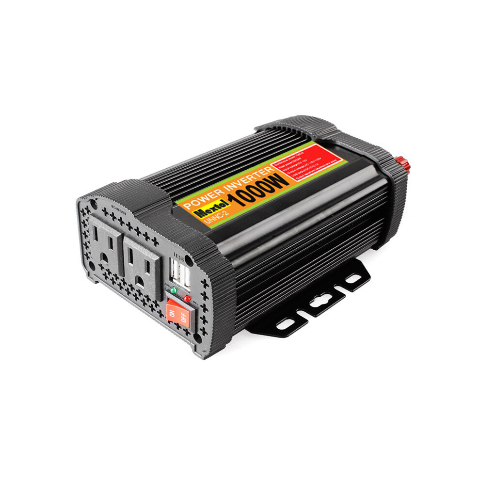 12V Dc To 110V Ac 1000W Solar Power Inverter Modified Sine Wave Converter 928779058049
