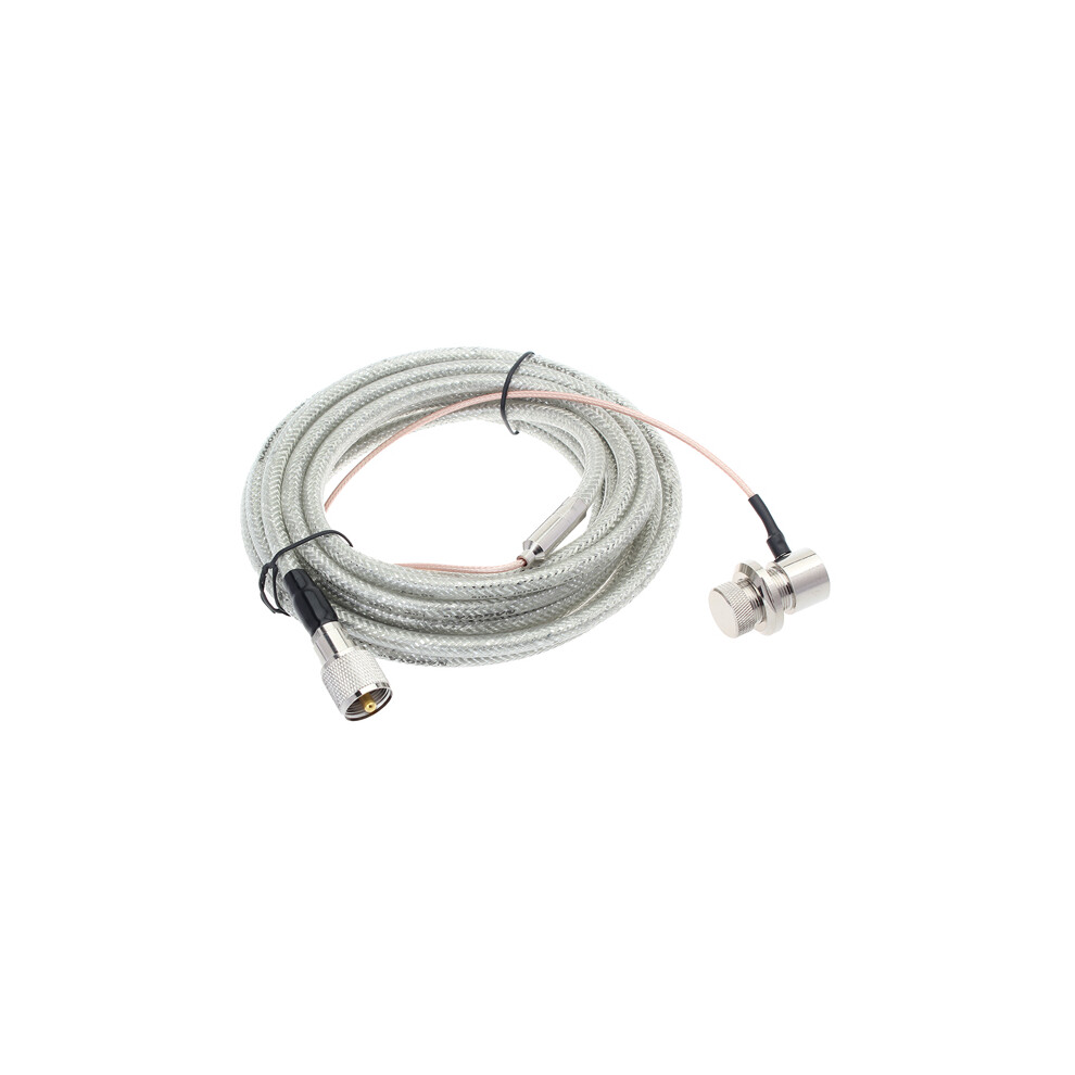 Huahong Rc-5M 5M Uhf Cable For Vehicle-Mounted Walkie Talkie Silver 6137999678331