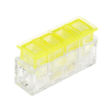 1Pin zu 1Pin Drahtverbinder flammhemmend schneller Federklemmenblock elektrischer Kabelverbinder