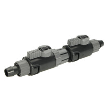 12-22Mm Connettore per rubinetto dell'acquario Tubo per filtro dell'acquario Connettore a doppio rubinetto Valvola di controllo del flusso