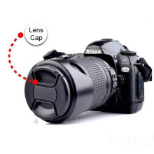 Universele Center Pinch Snap Front Cap Voor Lens 49 82mm