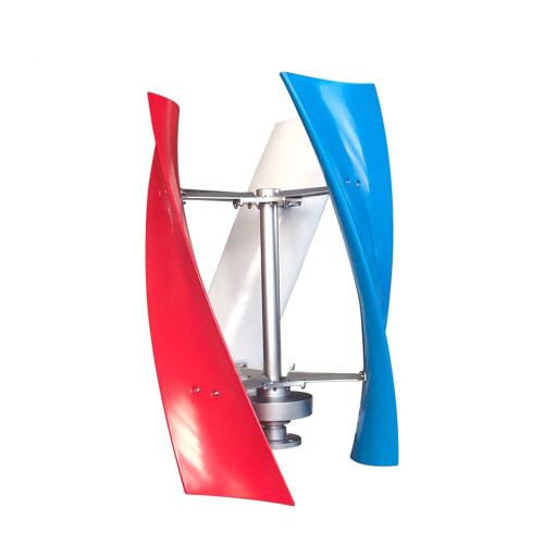 12/24/48V 200W Spiral Wind Turbine With Vertical Axis Including MPPT Controller Wind Power Generator