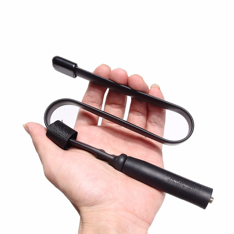 72Cm Cs Tactical Antenna Sma-F Sma Dual Band Vhf Uhf 144/430Mhz Foldable For Walkie Talkie Baofeng Uv-5R Uv-82 Uv5r Pofung Uv82 6900070559535