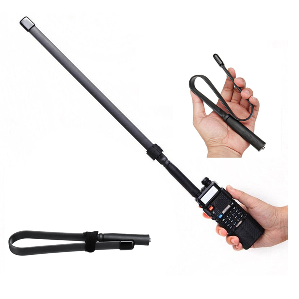 Tactical Antenna Sma-Female Dual Band Vhf Uhf 144/430Mhz For Baofeng Uv-5R/82 818289189084