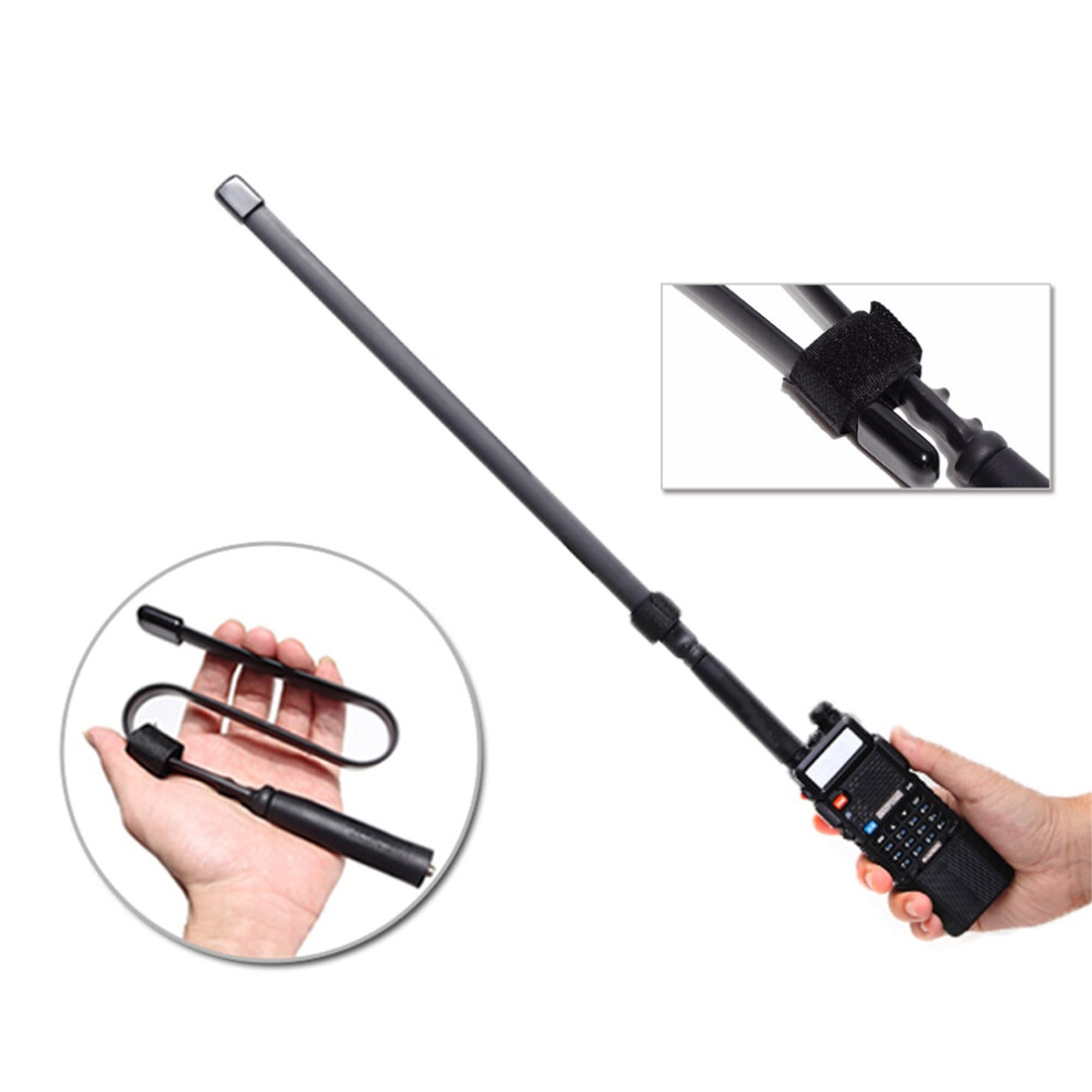 Tactical Antenna Sma-Female Dual Band Vhf Uhf 144Mhz 430Mhz For Baofeng Uv-5R Uv-82 Gl 6901249266384