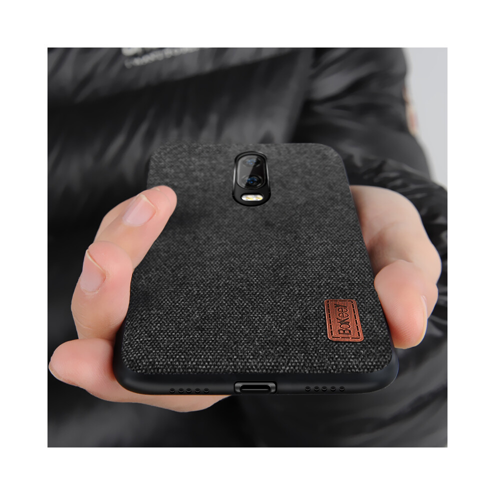 Bakeey For Xiaomi Redmi 9 Case Luxury Fabric Splice Soft Silicone Edge Shockproof Protective Case Back Cover Non Original 3345536131574