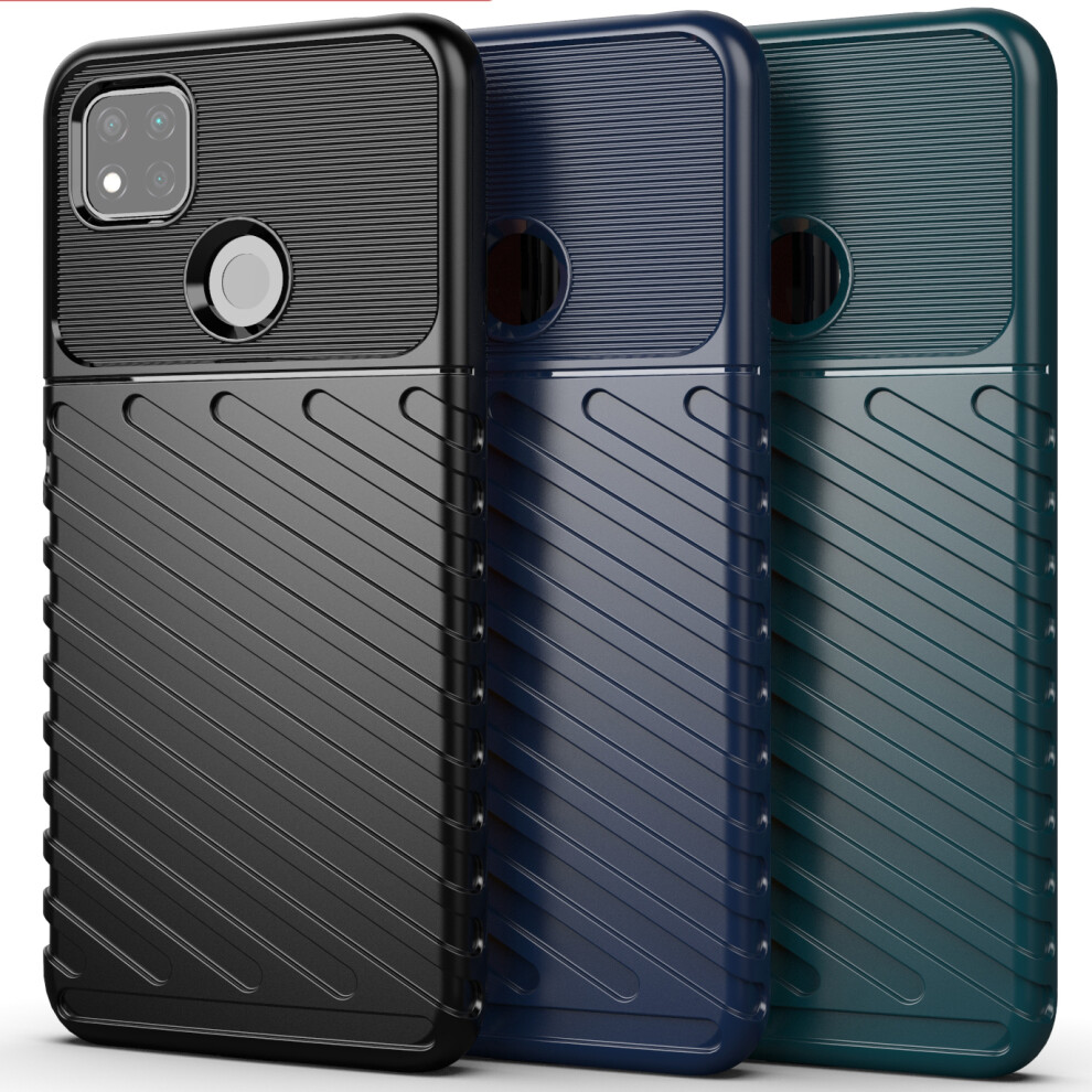 Bakeey Armor Shockproof Anti Fingerprint Silicone Protective Case For Xiaomi Redmi 9C 3518362771621