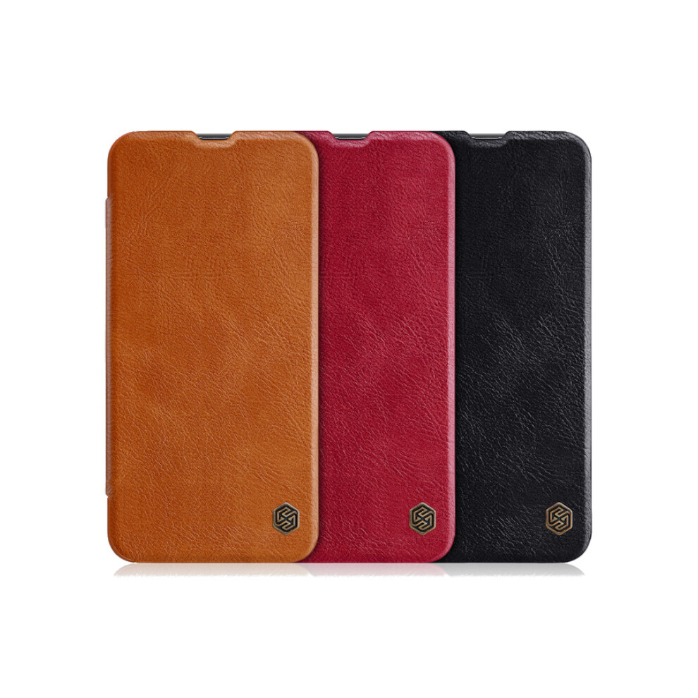 Nillkin Vintage Flip Kartenhalter Stk. Bumper Pu Leder SchutzhüLle FüR Samsung Galaxy A40 2019-image