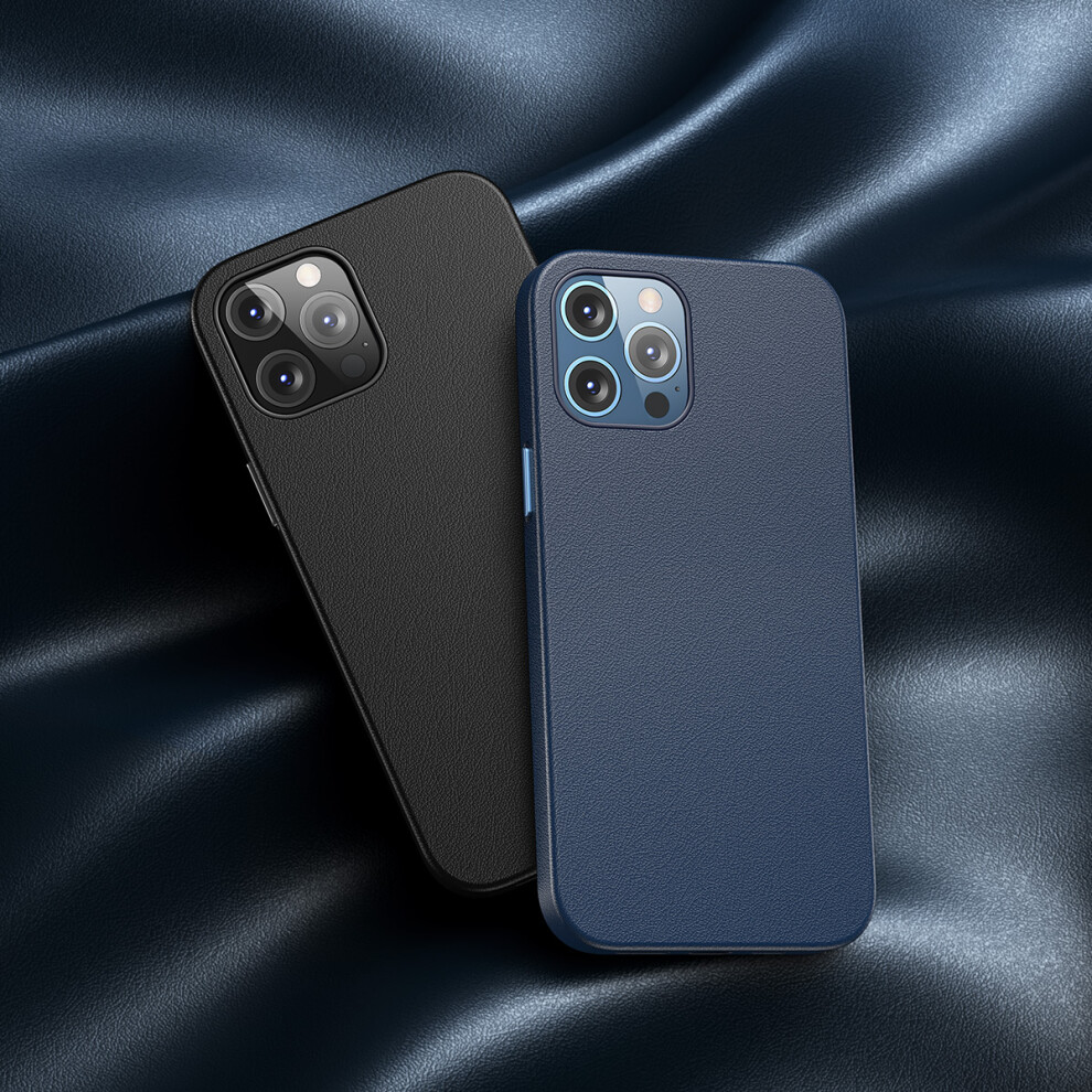 Baseus For Iphone 12 Pro 12 Case Magnetic Anti Fingerprint Shockproof Pu Leather Protective Case Back Cover 6900078348940