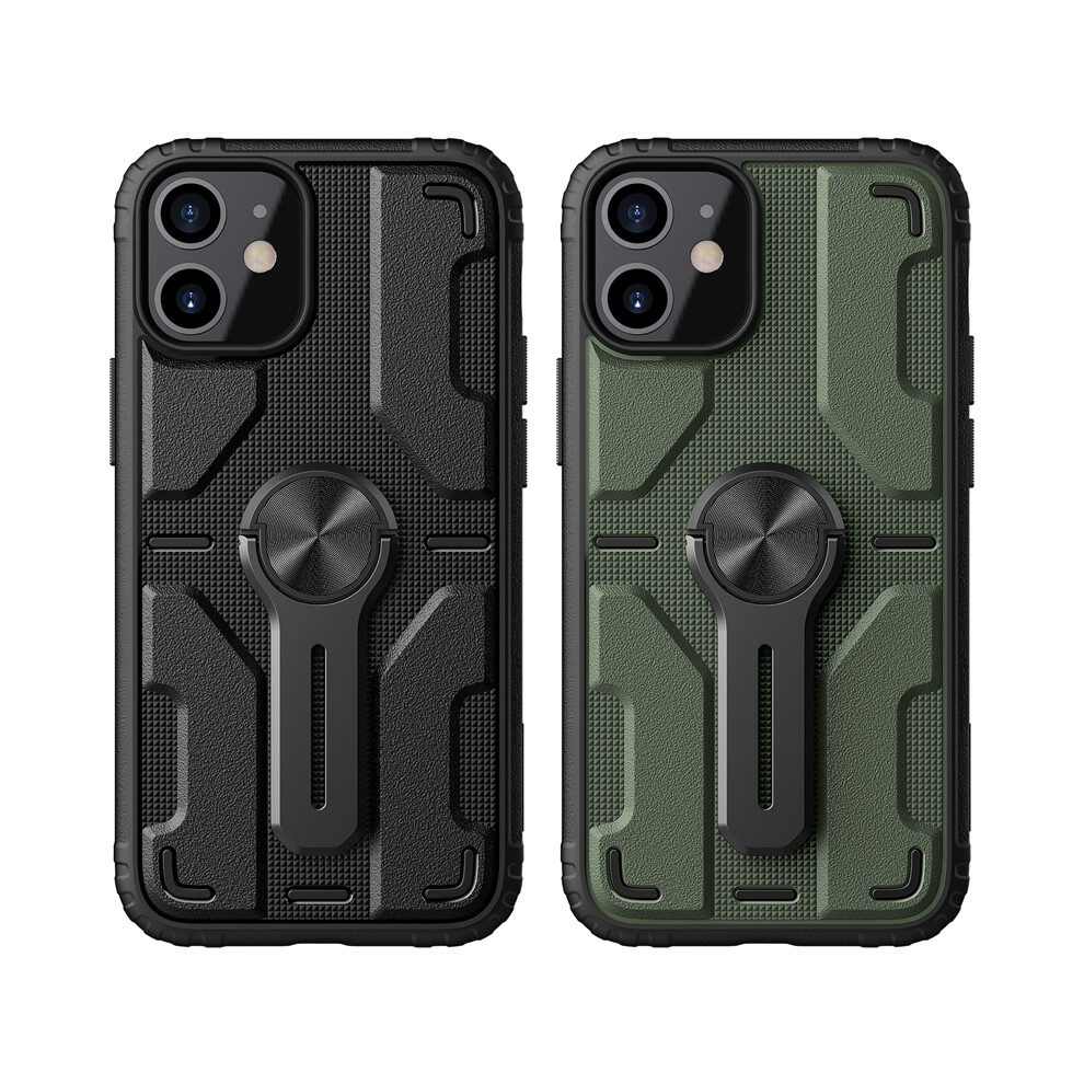 Nillkin For Iphone 12 Mini Case Bumpers With Removable Stand Shockproof Pc + Tpu Protective Case 6083172430114