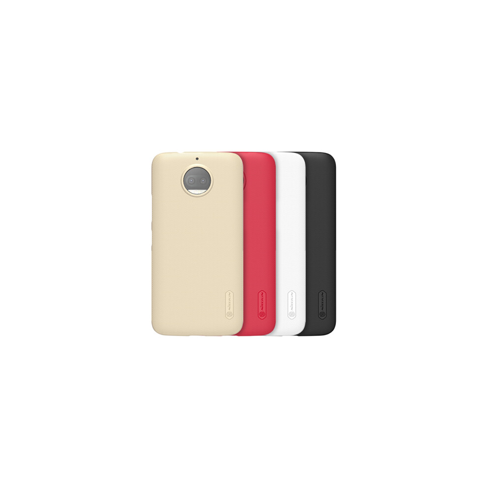Nillkin Frosted Shield Pc Hard Back Protective Case For Motorola Moto G5s Plus Black/Gold 6914212559659