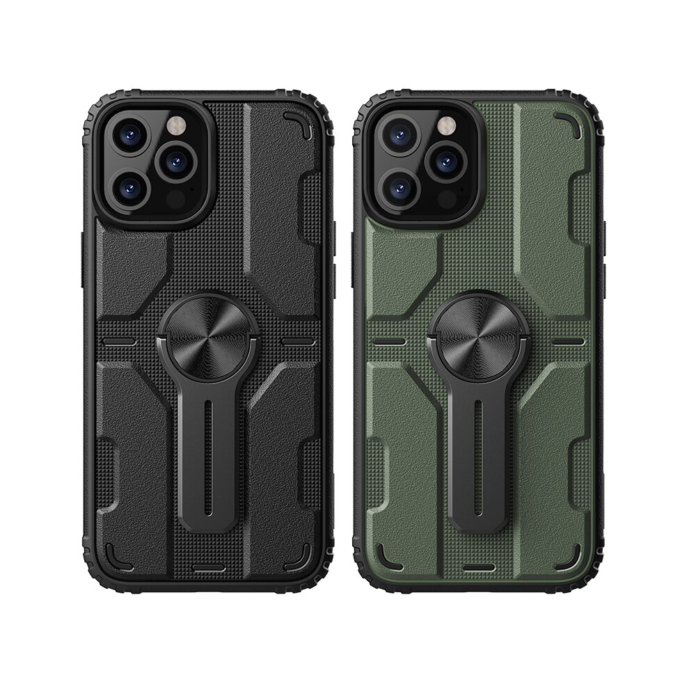 Nillkin For Iphone 12 Pro 12 Case Bumpers With Removable Stand Shockproof Pc + Tpu Protective Case 6900077030228