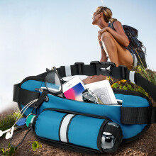 Borsa da cintura per sport all'aperto borsa per telefono borsa a tracolla con portabottiglie per corsa escursionismo e arrampicata
