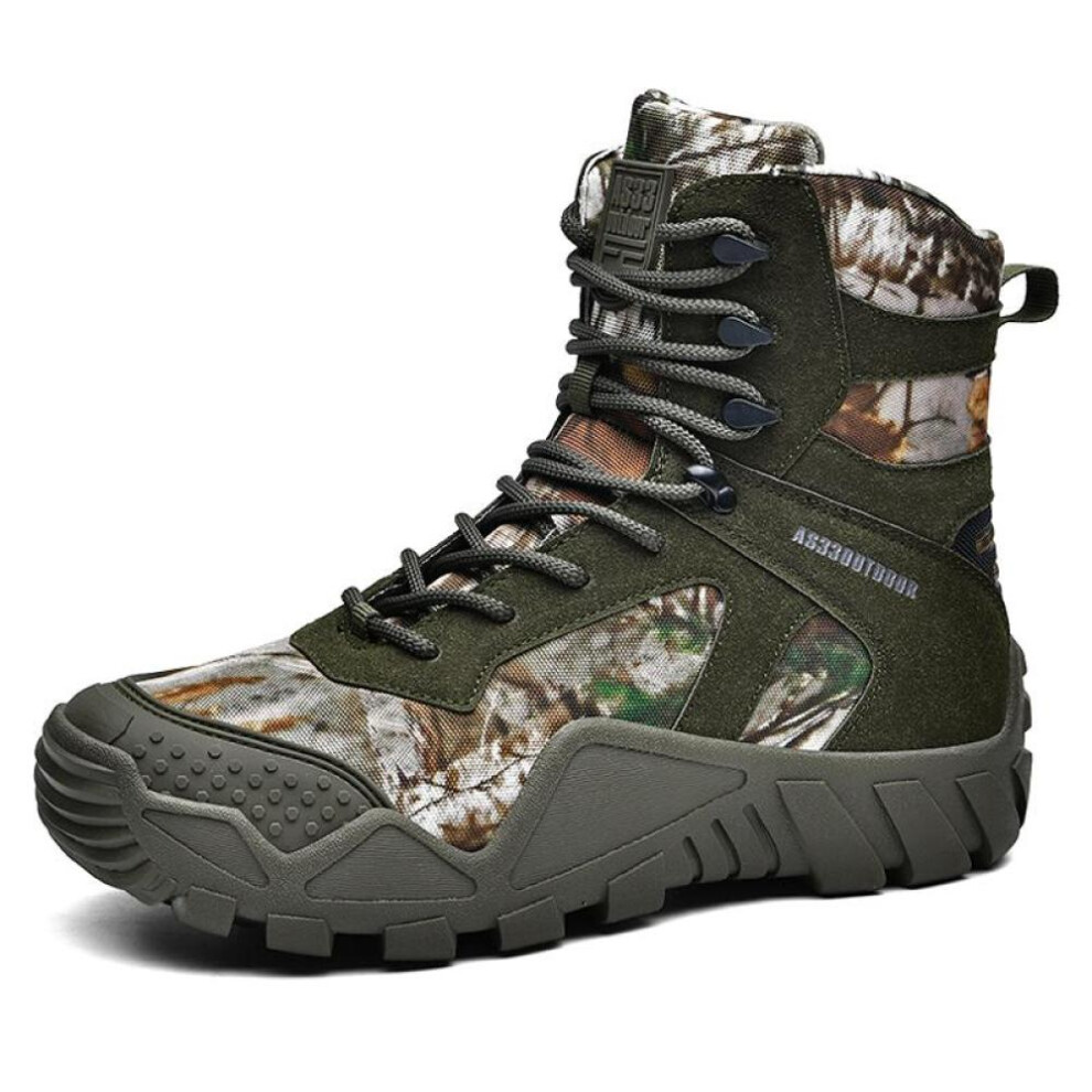 (army green, 40) Tactical Military Boots Men Boots Special Force Desert Army Boots Outdoor Hiking Boots Ankle Shoes For Men Work Safty Shoes