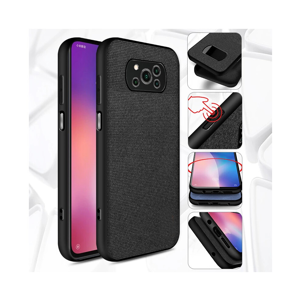 Bakeey Luxury Fabric Splice Soft Silicone Edge Shockproof Protective Case For Poco F2 Pro Xiaomi Redmi K30 Pro Case Non Original 6900077009569