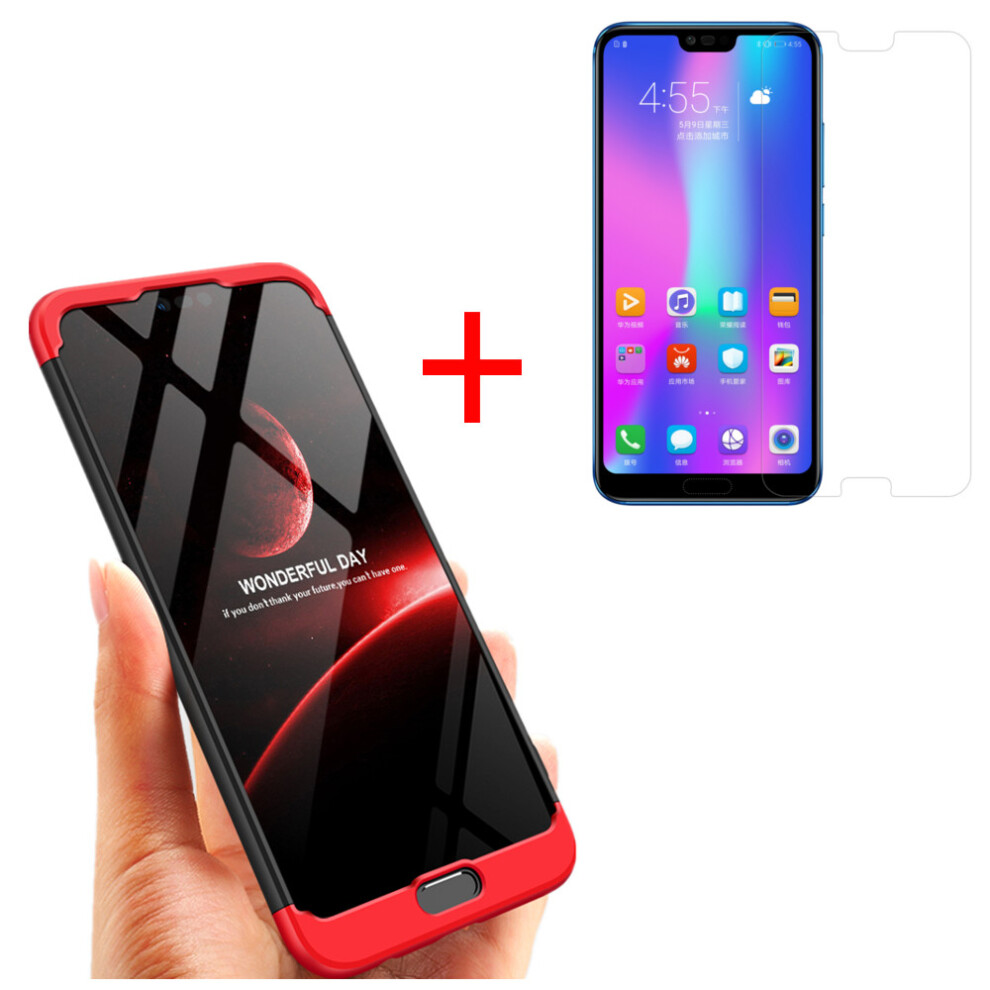 Bakeey 3 In 1 360 Full Protective Case+Tempered Glass Screen Protector For Huawei Honor 10 3345535829922