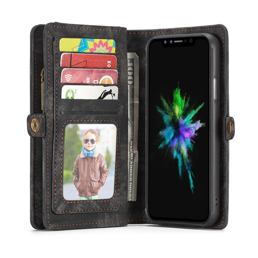 Caseme Magnetic Detachable Zipper Wallet Cash Pocket Card Slots Protective Case For Iphone Xr 921465872950