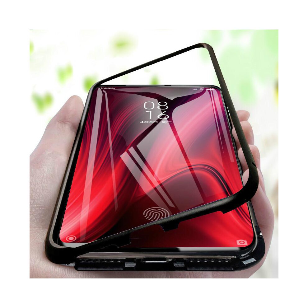 Bakeey 360 Magnetic Adsorption Metal Tempered Glass Flip Protective Case For Xiaomi Mi 9T Mi9t Pro Xiaomi Redmi K20 Xiaomi Redmi K20 Pro 3480563764279