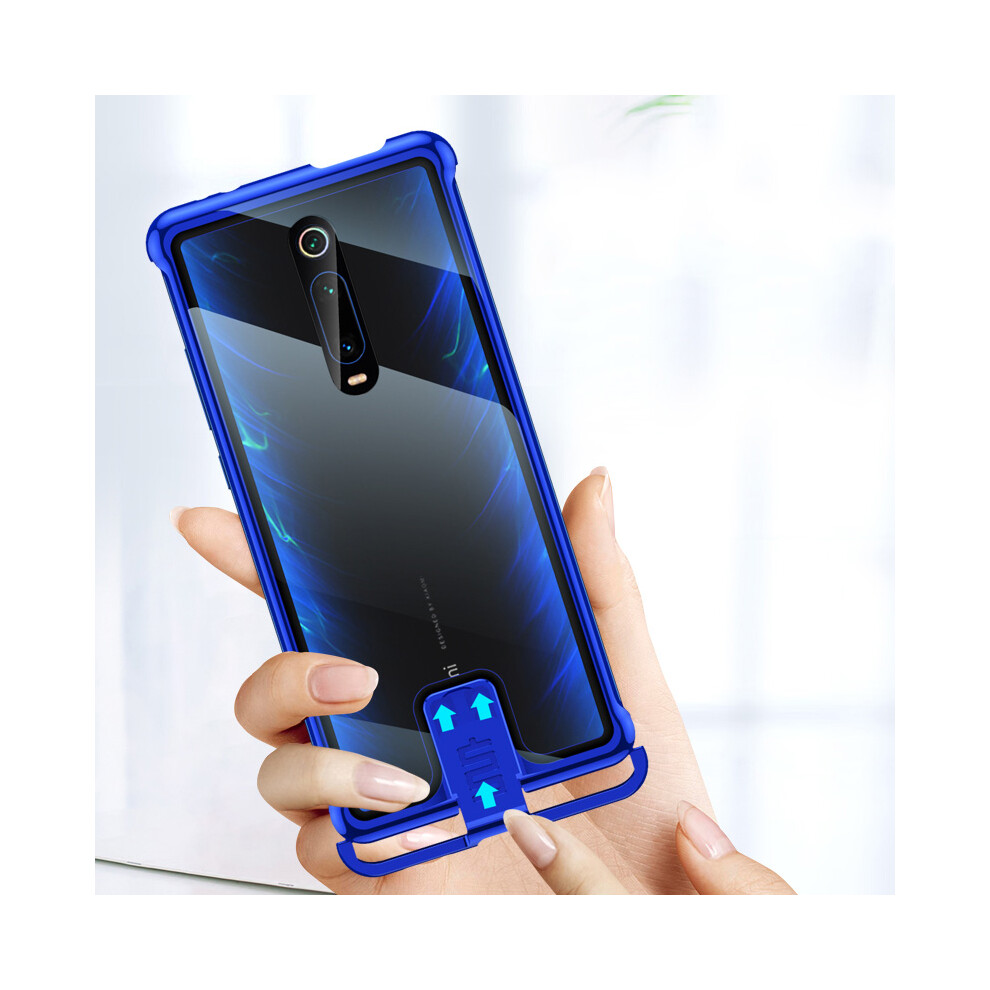 Bakeey Xiaomi Mi 9T Mi9t Pro Xiaomi Redmi K20 Redmi K20 Pro Anti Knock Metal Borderless Bumper Tempered Glass Protective Case 6900059797002