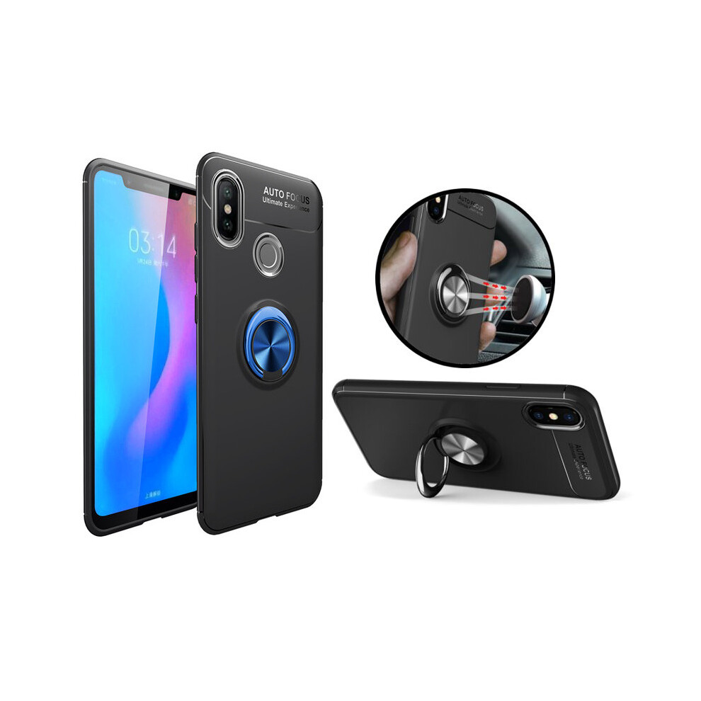 Bakeey Shockproof Magnetic 360 Rotation Ring Holder Tpu+Pc Protective Case For Xiaomi Mi8 Mi 8 Non Original 6900083699341