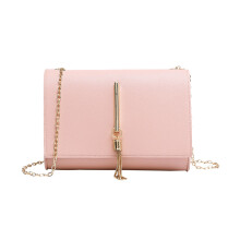 Mode Damen PU-Leder Quadrat Ketten Tasche Schulter Umhängetasche