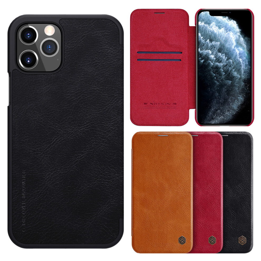 Nillkin Bumper Flip Shockproof With Card Slot Full Cover Pu Leather Protective Case For Iphone 12 Pro 12 6900066112805