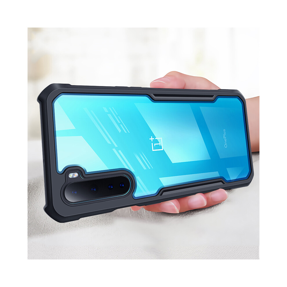 Bakeey Shockproof Four Corner Armor With Airbags Transparent Acrylic + Soft Tpu Edge Protective Case For Oneplus Nord 6914219852258