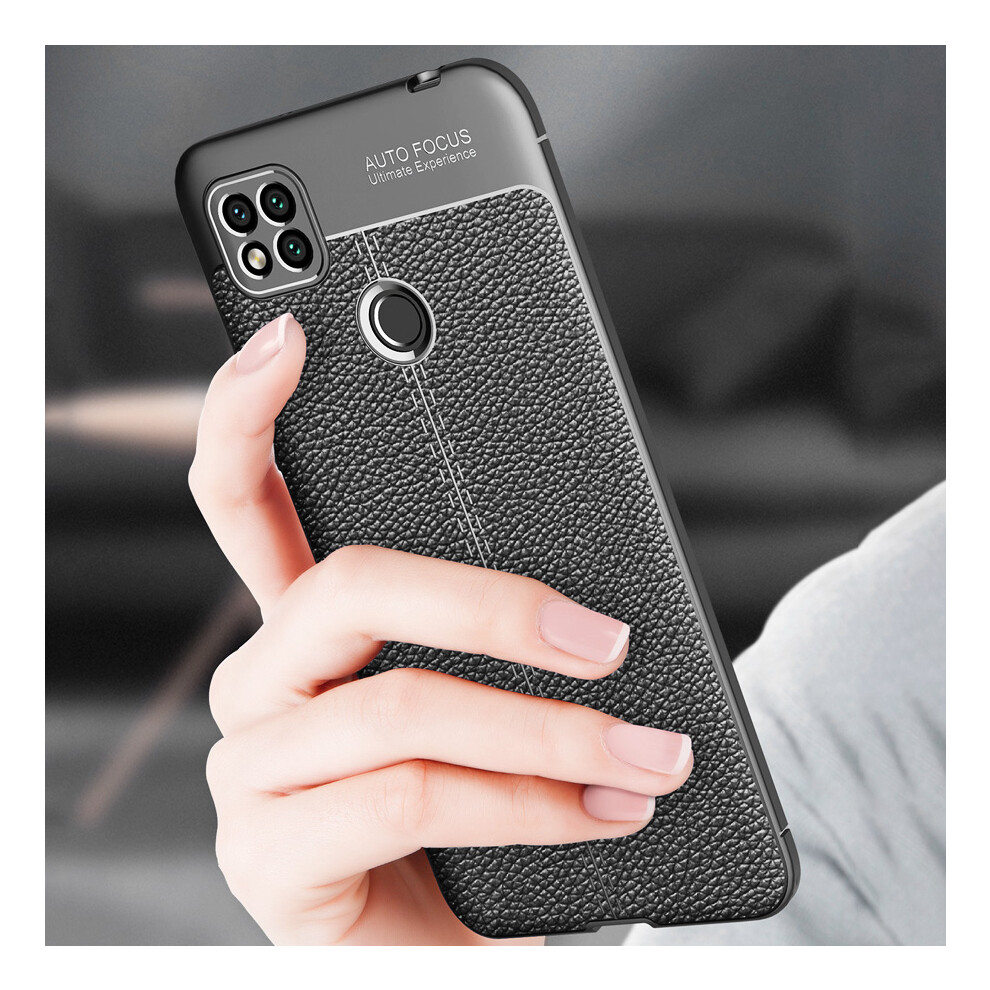 Bakeey For Xiaomi Redmi 9C Case Litchi Pattern Shockproof Pu Leather + Tpu Soft Protective Case Back Cover Non Original 921469694053